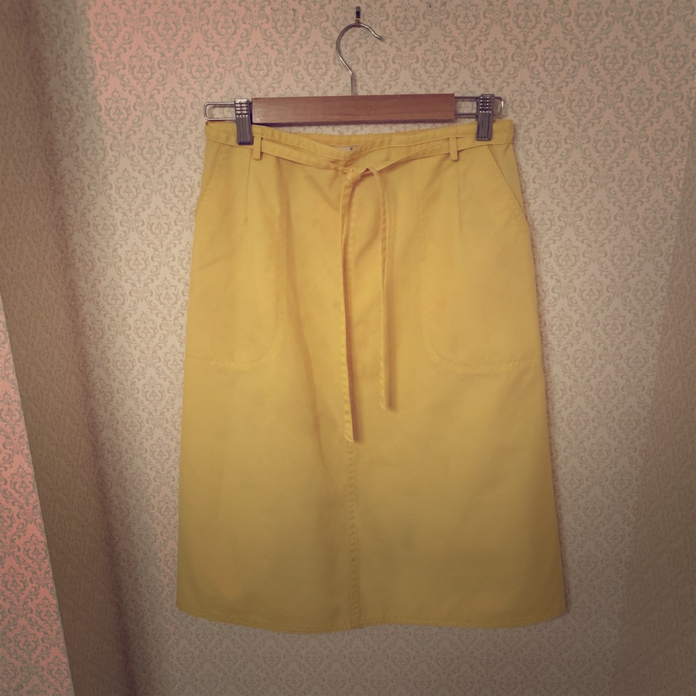 1960s wrap skirt. Cotton.